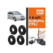 Honda City 2006-2008 4 Kapı Koruma Fitili Siyah Renk Numlas-a Kalite-nm2432