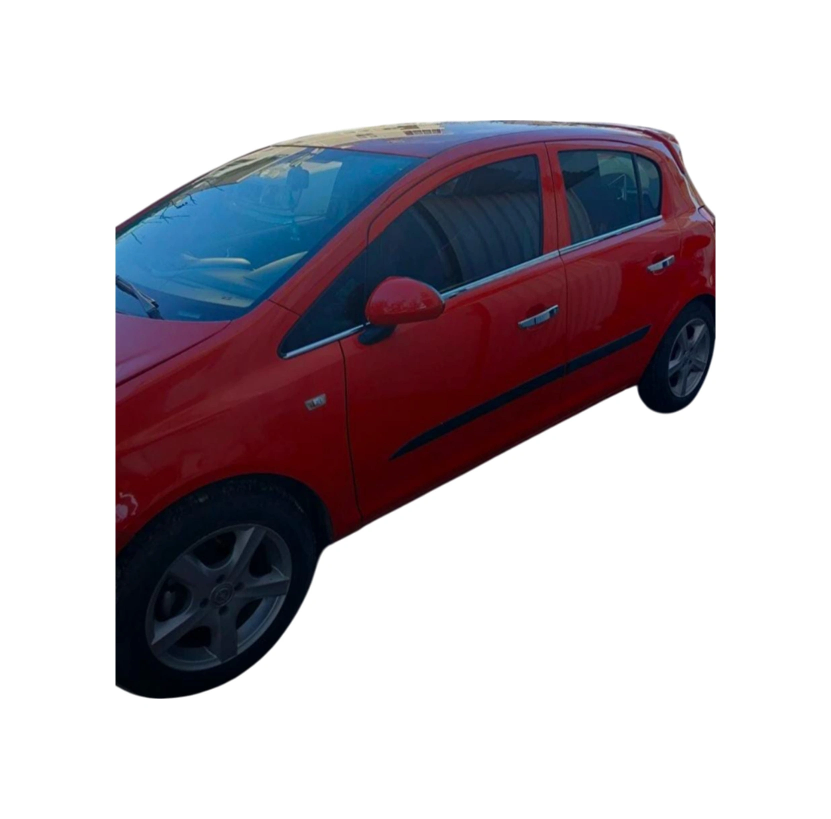 Opel Corsa "d" 2007-2014 Araca Özel Krom Cam Çıtası A+ Paslanmaz Çelik