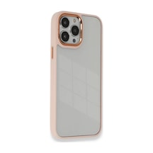 Newface Apple İphone 14 Pro Max Kılıf Dora Kapak - Pudra