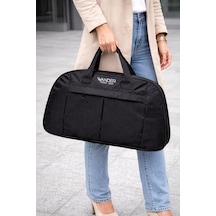Wander Trend Bag Büyük Boy Siyah Seyahat Çantası Siyah