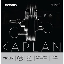Daddarıo Kv310L Keman Tel Seti. Kaplan Vıvo. 4/4 Scale. Lıght Te