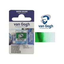 Talens Van Gogh Tablet Suluboya 1/2 Permanent Green - 662