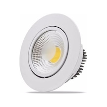 Ack 5w Cob Led Spot Günışığı Beyaz Çerçeve Alüminyum Kasa