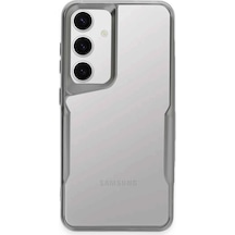 Newface - 392 - Samsung Galaxy S24 Kılıf Boyi Silikon Kapak - Csmo-tex - - Gümüş
