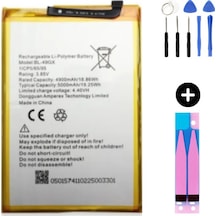 İnfinix Hot 12 Pro Bl-49gx Uyumlu Güçlendirilmiş İthal Pil + Montaj Seti