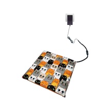 Kedi Minderi Isıtmalı Model 45x45cm 12v Adaptörlü Su Geçirmez Kdtes60