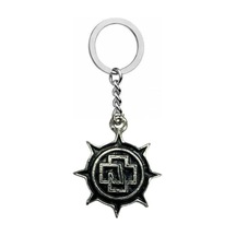 Rammstein Yuvarlak Logolu Rock Grubu Anahtarlık Unisex Aksesuar