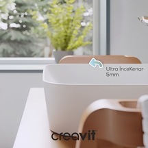 Kare Beyaz Deliksiz Lavabo 40 Cm Modern Tasarım İle Şık 508 Yeşil