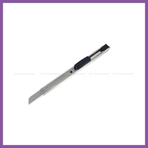 Bezos Metal Dar Maket Bıçağı İnce Falçata 9mm Bzoshb