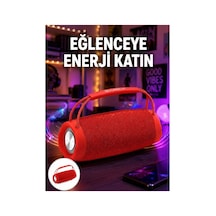 Derin Baslı Çift Hoparlörlü Taşınabilir Kablosuz Hoparlör Yeni Nesil Çok Renkli Çok Renkli