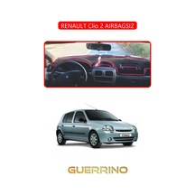Renault Clio 2 Aırbagsıztorpido Koruma Halısı Kırmızı Kenar