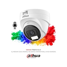 2mp Full Hd Dome Kamera Hac T1a21p U Il A 0280b 25 Metre Renkli Gece Görüşlü Mikrofonlu