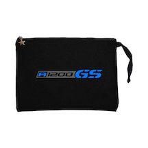 Bmw R1200gs Logo Siyah Clutch Astarlı Cüzdan / El Çantası