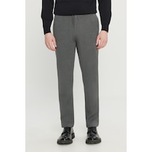 Altınyıldız Classıcs Erkek Grı Melanj Jogger Slim Fit Dar Kesim Yan Cepli Beli Bağlamalı Casual Pantolon Gri Melanj