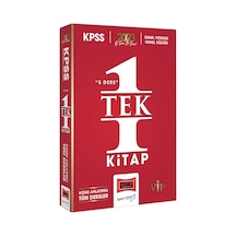 2023 Kpss Genel Kültür - Genel Yetenek 5 Ders Tek Kitap Tüm Dersler Konu Anlatımı