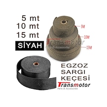 EGZOZ SARGI KEÇESİ YANMAZ 15 MT X 50MM  ATV MOTOSİKLET VB. SİYAH
