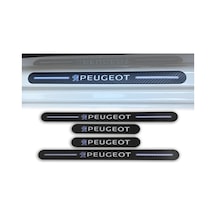 Peugeot Partner Uyumlu Carbon Kapı Eşiği 4'Lü Set Kırılmaz (548480494)