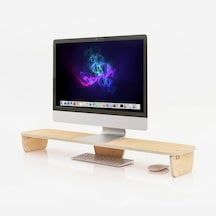 Nita Monitör Standı Ergonomik Monitör Yükseltici, Depolama Alanlı Minimalist Masa Düzenleyici