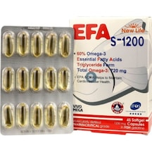 New Life Efa S-1200 Omega 3 45 Kapsül Balık Yağı