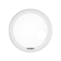 Evans Bd20rgcw Deri 20 Resonant Frosted Kick Kumlu Beyaz