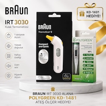 Braun Irt 3030 Alana Polygreen Kd-1481 Ateş Ölçer Hediye