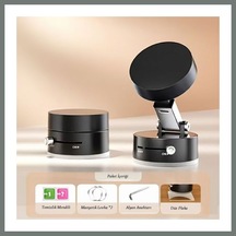 Bezos Mıknatıslı Katlanabilir Telefon Tutucu - Torpido Ve Cam Uyumlu Mmbz
