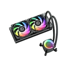 Nucleus Aıo Cr240 Lux D-rgb Hepsi Bir Arada Sıvı Cpu Soğutucu, Ek Fpt Fanlı, Su Soğutma Bilgisayar Parçaları, 120