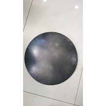 Sac Tava 47 Cm Kavurma Tavası Et Tavası Büyük Boy Sac Tava Et Kavurma Sebze Pişirme Tavası Siyah