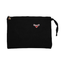 Victory Motorcycles Logo Siyah Clutch Cüzdan / El Çantası Siyah