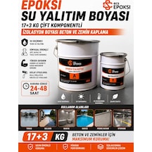 Su Yalıtım Boyası 20 Kg Çift Komponentli İzolasyon Boyası Beton ve Zemin Kaplama