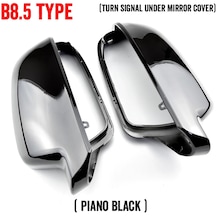 Parlak Siyah-b8.5-abs Malzeme Karbon Görünüm Ayna Kapağı Dikiz Yan Ayna Kapağı S Hattı Audi A3 8p A4 A5 B8 2008-2009 B8.5 2011-2016