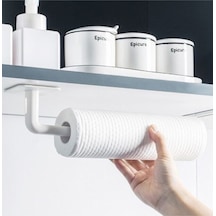 Fonksiyonel Askılık Mutfak Banyo Askısı Plastik Beyaz Diğer