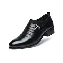 Ikkb Bahar Moda Rahat Nefes Alabilen Erkek Klasik Ayakkabı Siyah İçi Boş