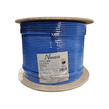 Nex1611tb5, Mavi, Cat6, 500m, 23awg 0,58mm , Utp, %100 Bakır, Lszh Halogen Free, Makara, Kab-127208