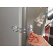 Bebek Çekmece Dolap Güvenlik Kilidi Çok Amaçlı 2 Adet 11 Cm Şeffaf