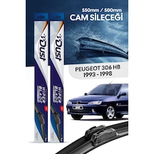 Peugeot 306 Hatchback Silecek Takımı 1993-1998 Uyumlu 550mm/500mm