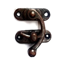 Cntma Yay Gözü, Ahşap Kutu Klipsi - Minik 20x24 Mm, Antik, 100 Adet Diğer