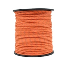 Mg Ropes Bileklik,outdoor 4 Mm Reflektörlü Paracord İp No:53 30 Metre Turuncu