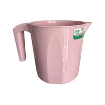 Polytime Plastik Pembe Ölçekli Maşrapa - 1.5 Litre Pembe