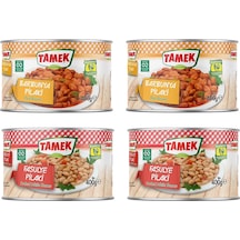 Tamek Barbunya Ve Fasulye Pilaki Konserve 400 Gr X 4 Lü Karma Paket