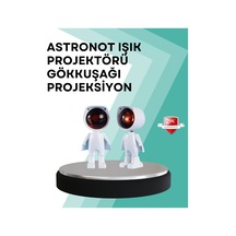 360 Ayarlanabilir Başlıklı Astronot Gece Lambası