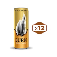 Burn Gold Spark Enerji İçeceği 250 Ml X 12 Adet