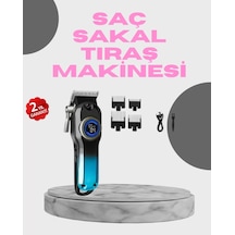 Profesyonel Saç Kesme Makinesi 2000 Mah Şarjlı, Lcd Ekranlı Diğer