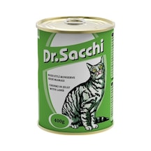 Dr.Sacchi Kuzu Etli Konserve Yetişkin Kedi Maması 400 G