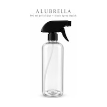 Sprey Başlıklı Şeffaf Doldurulabilir Plastik Şişe 500 Ml