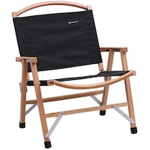 Shinetrip A375 Outdoor Taşınabilir Ahşap Kamp Sandalyesi Siyah