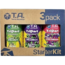 Terra Aquatica Flora Tripart Starter Kit Hard Water Bitki Besin Seti 3 L