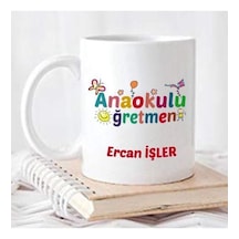 Anasınıfı Öğretmeni İsme Özel Kupa Bardak 07 Beyaz