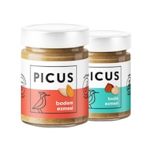 Picus Badem Ezmesi 195 G + Fındık Ezmesi 195 G