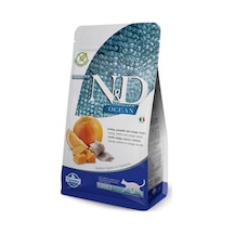 N&D Ocean Tahılsız Ringa Balıklı Bal Kabaklı ve Portakallı Yetişkin Kedi Maması 5 KG